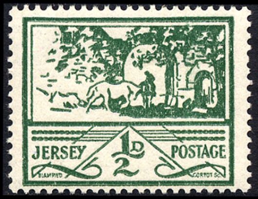 Jersey 1/2d (Views) Stamp(s)