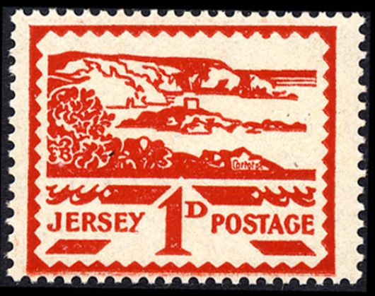 Jersey 1d (Views) Stamp(s)