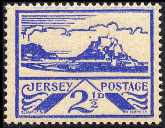 Jersey 2 1/2d (Views) Stamp(s)