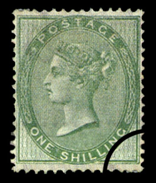 Victoria: 1s Green (No letters)