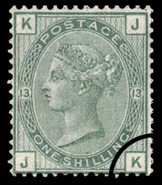 Victoria: 1s Green (Large coloured letters)