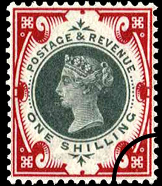 Victoria: 1s Green & Red (Jubilee)