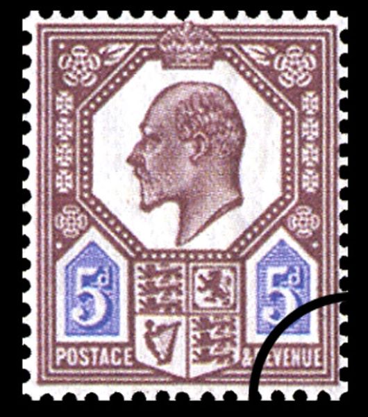 Edward VII: 5d Purple & Blue