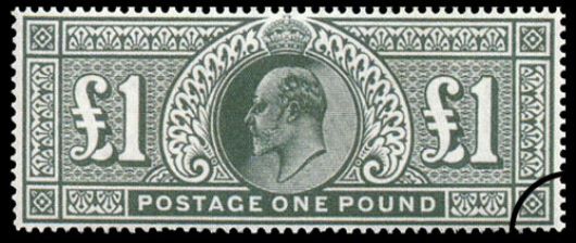 Edward VII: £1 Green