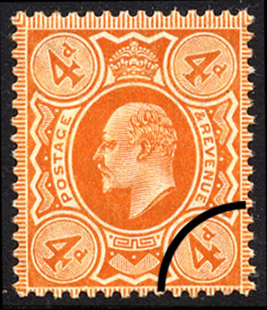 Edward VII: 4d Orange