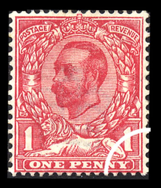 George V: 1/2d Green & 1d Red