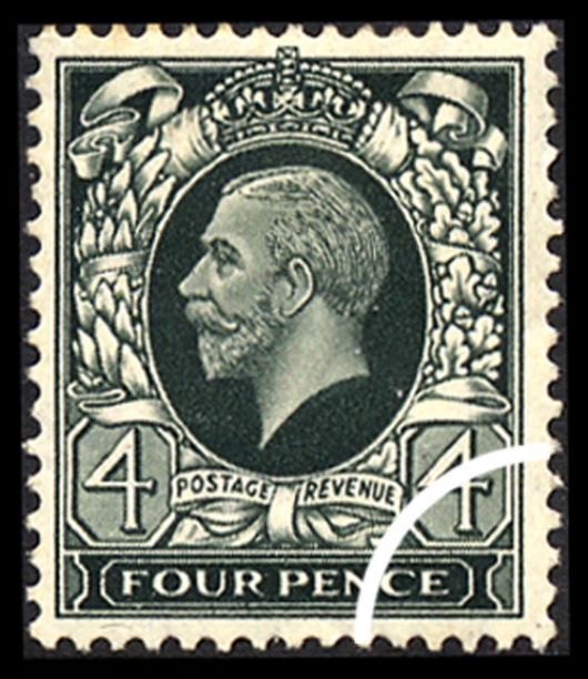 KGV: Photogravure: 4d Grey-green Stamp(s)