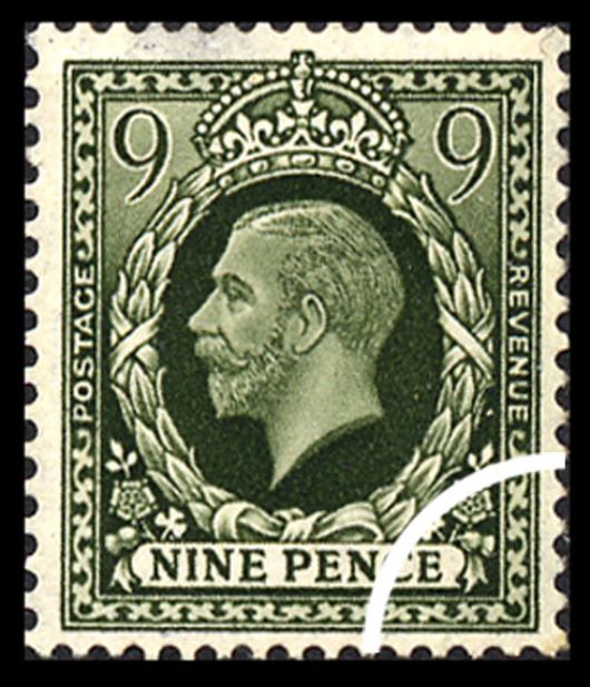 KGV: Photogravure: 9d Olive-green Stamp(s)