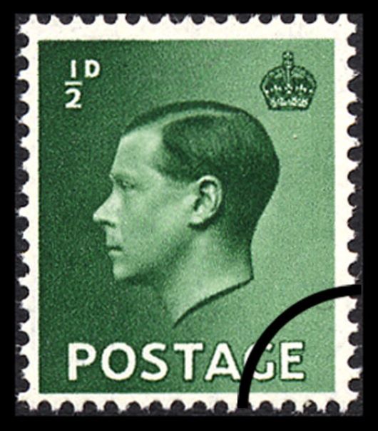 Edward VIII: 1/2d, 1 1/2d, 2 1/2d