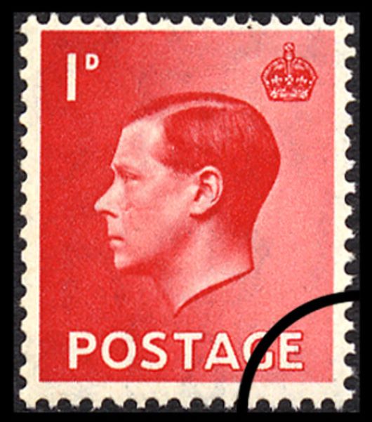 KEVIII: 1d Red Stamp(s)