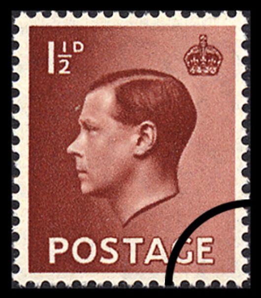 Edward VIII: 1/2d, 1 1/2d, 2 1/2d