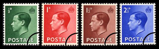 Edward VIII: Set of 4