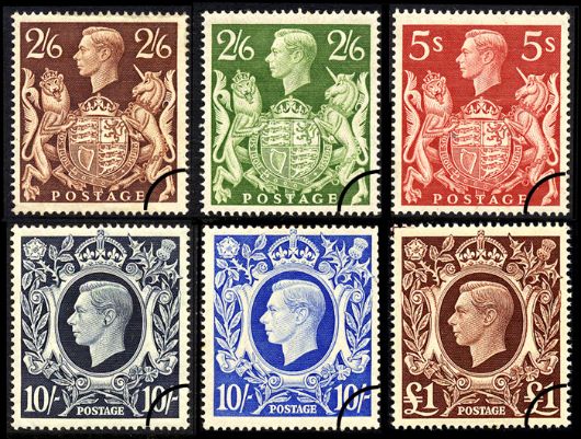 George VI: Set of High Values