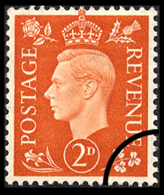 George VI: 2d Pale Orange