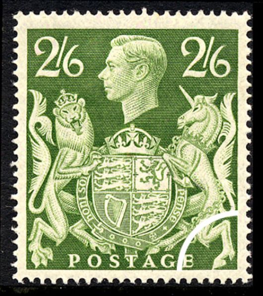 George VI: 2s 6d Green