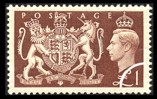 George VI: Set of 4 Festival High Values