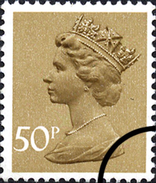 50p Ochre