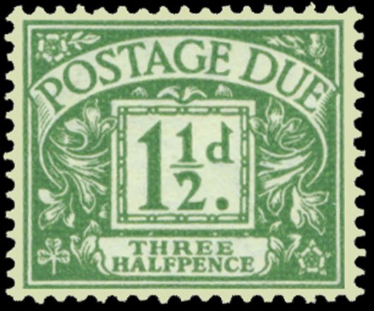 1 1/2d Green