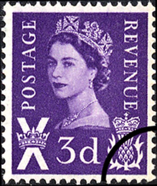 Scotland 3d Lilac Stamp(s)