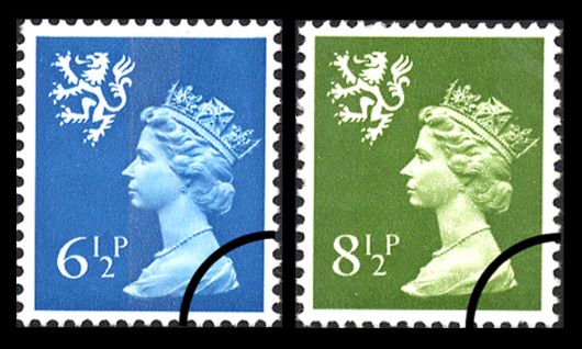 Scotland 6 1/2p & 8 1/2p Stamp(s)