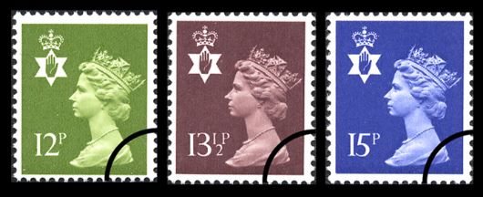 Northern Ireland 12p, 13 1/2p, 15p Stamp(s)