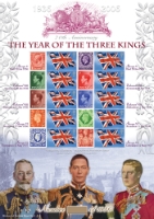 Year of the Three Kings
History of Britain Series No.3  This nostalgic generic sheet marks the 70th anniversary of the Year of the Three Kings.    See the new Smilers Album