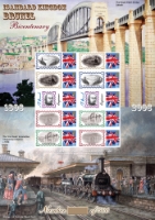 Brunel Bicentenary
VERY FEW  History of Britain Series No.5   Limited edition of just 500 sheets marking the Bicentenary of the birth of Isambard Kingdom Brunel..   See the new Smilers 
Album